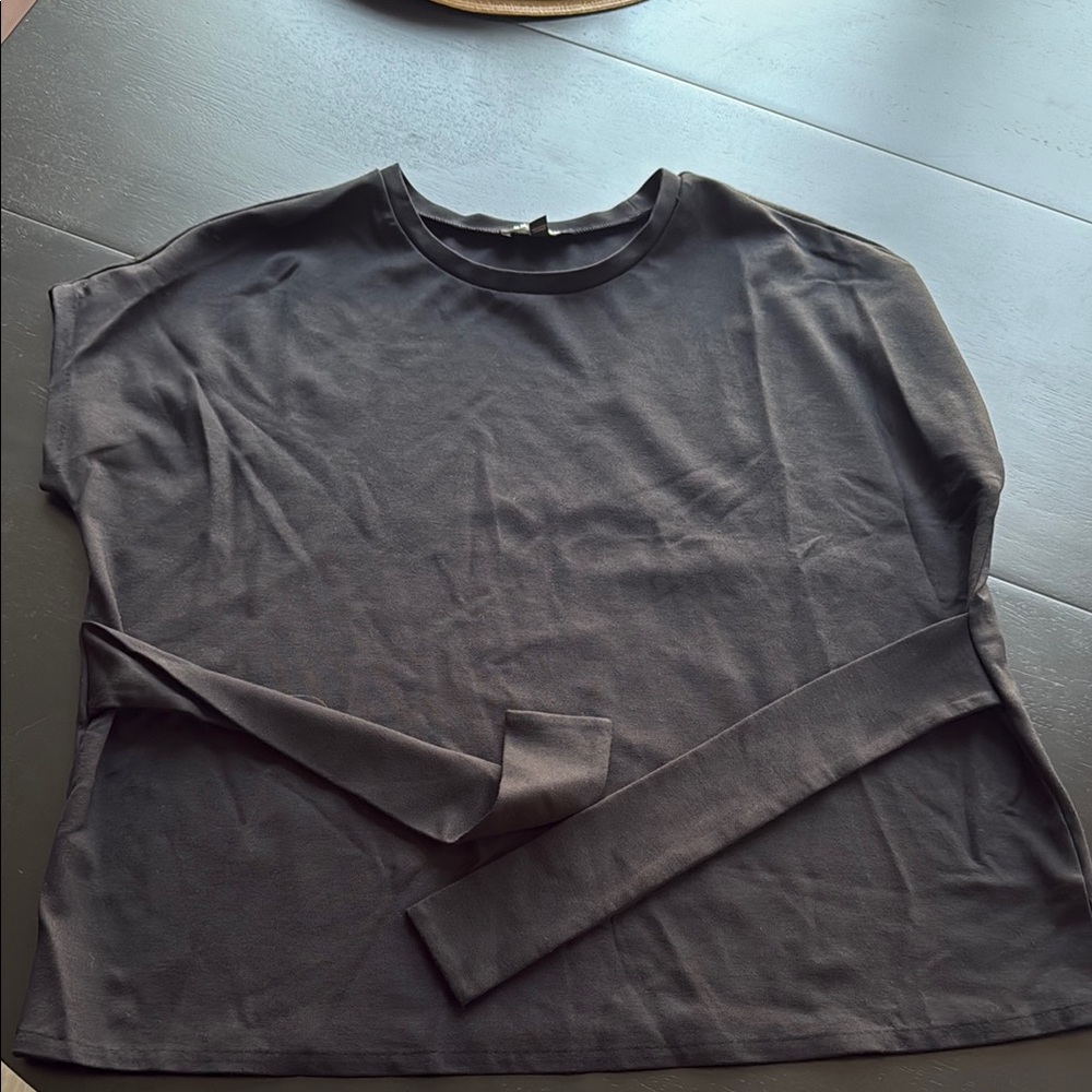 Express Black Cap Sleeve Tie Back Top